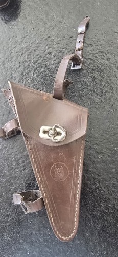 Alte fahrradtasche leder - alte,
