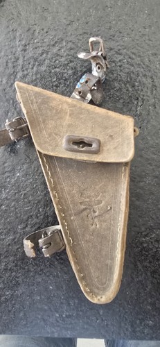 Alte fahrradtasche leder - alte,